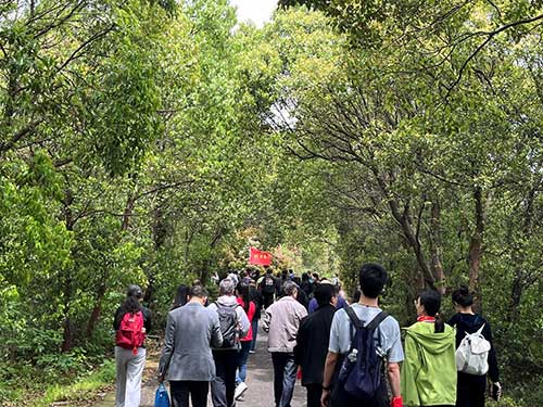 【登山望湖 走進春天】上海創(chuàng)力集團開展2024年山野徒步活動(圖4)